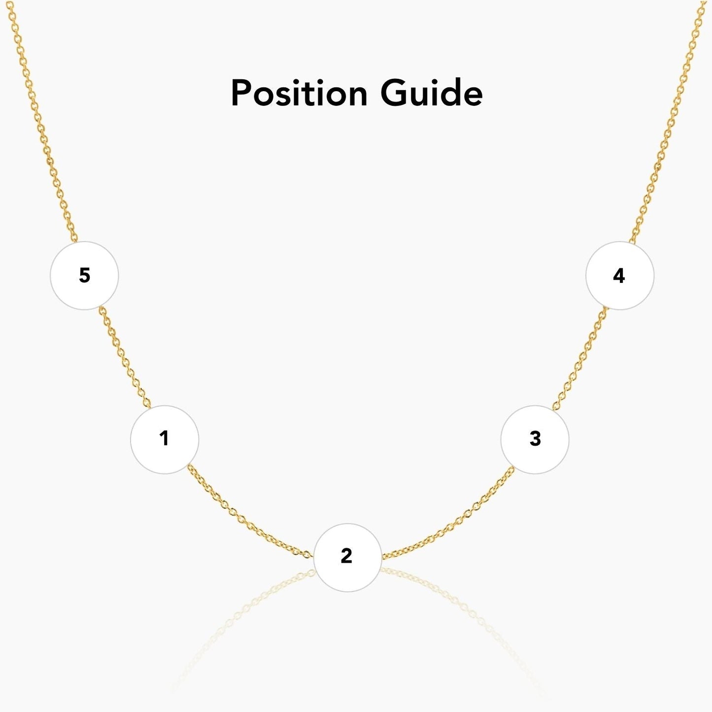 Multi Initial Necklace | Gold-Plated | Multiple Letter Initials