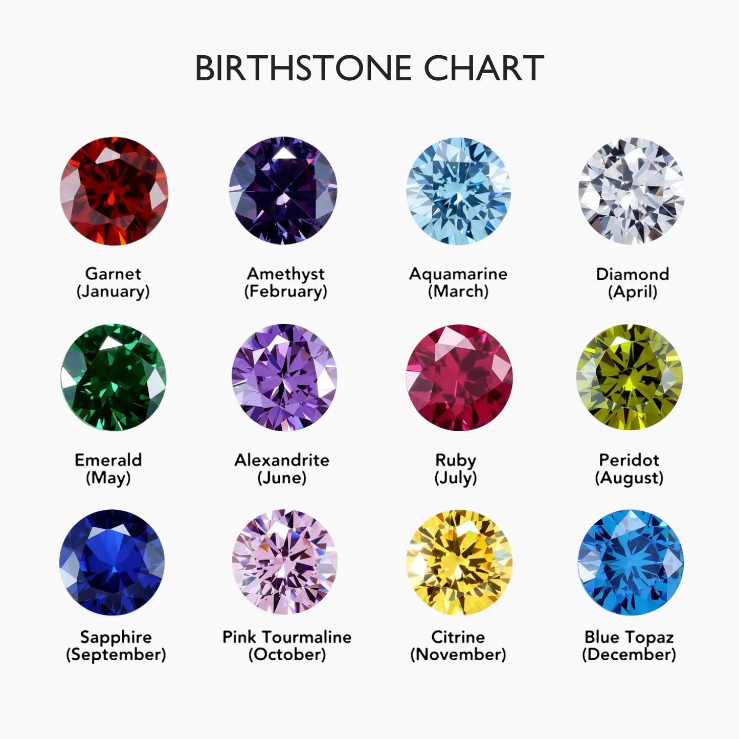 Dainty Birthstone Ring | Gold-Plated | 3mm Stone, 1.5mm Band