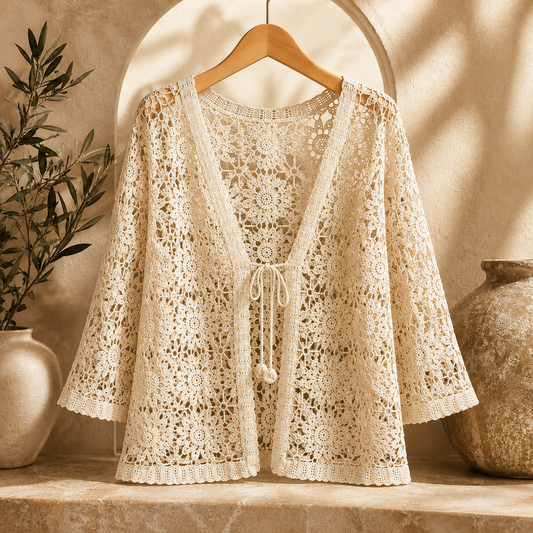 Elora Crochet Cardigan