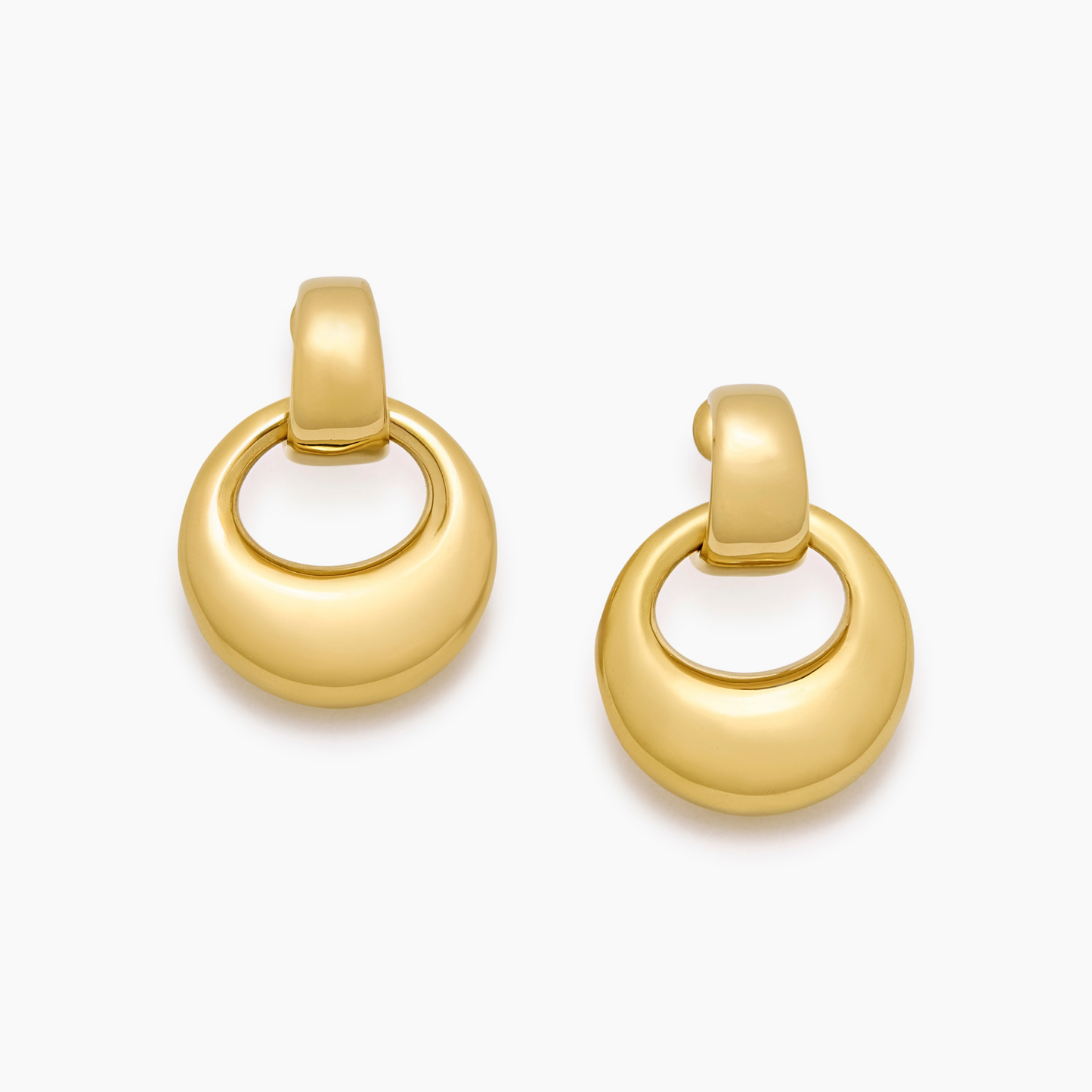Luna Drop Earrings | Gold-Plated | Statement Gold Drop