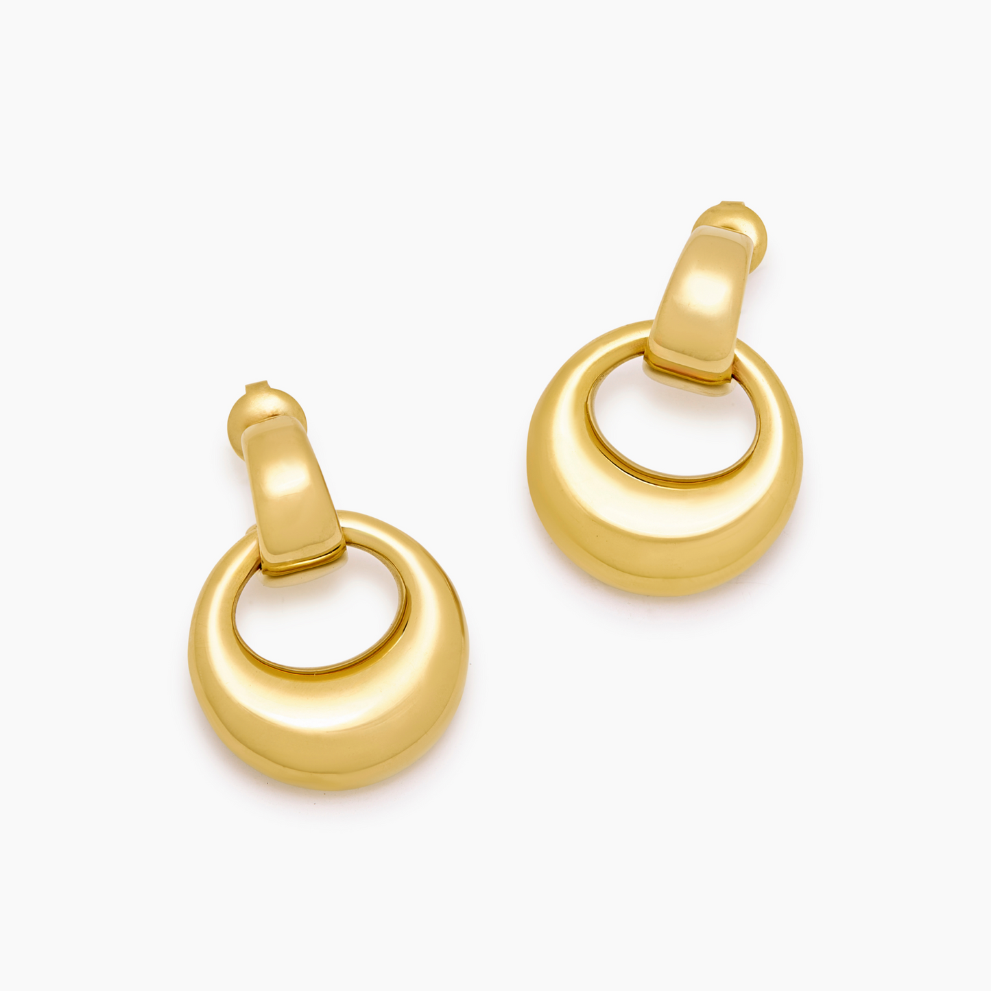 Luna Drop Earrings | Gold-Plated | Statement Gold Drop