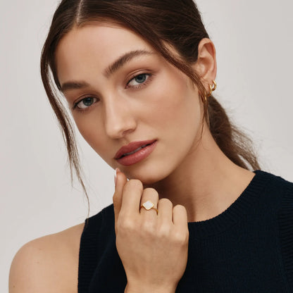 Clover Wrap Ring | Gold-Plated | Four-Leaf Clover Design