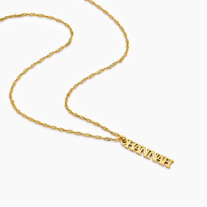Singapore Multi Name Necklace | 18K Gold-Plated | Up to 3 Names