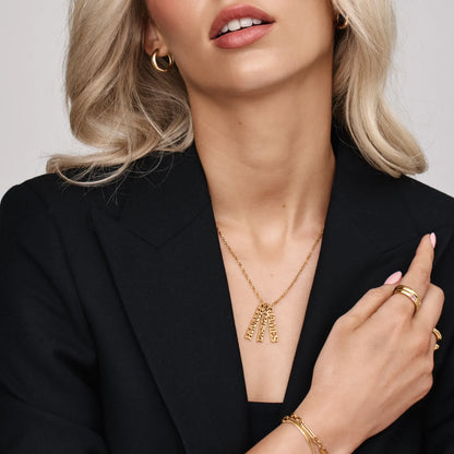 Singapore Multi Name Necklace | 18K Gold-Plated | Up to 3 Names