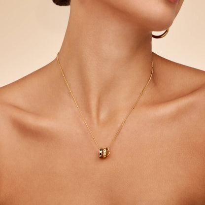 Amara Trio Pendant Necklace | Gold-Plated | Triple Ring Pendant
