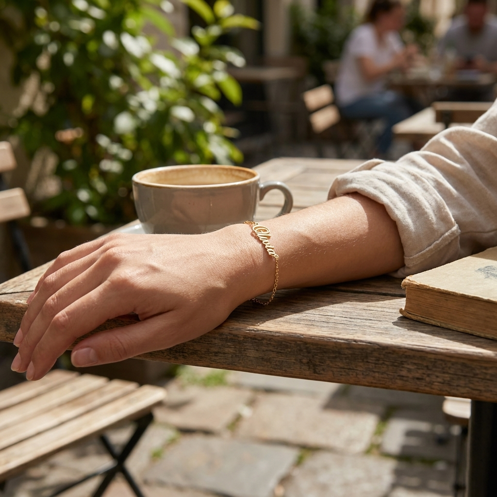 Signature Name Bracelet lifestyle