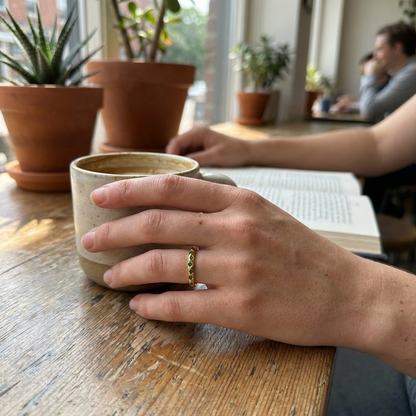 Celestial Birthstone Ring lifestyle