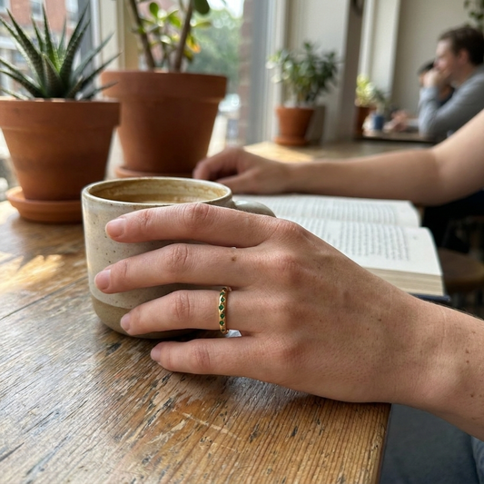Celestial Birthstone Ring lifestyle