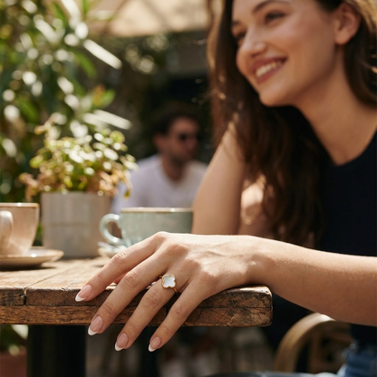 Clover Wrap Ring lifestyle
