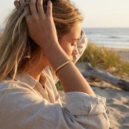 Dune Gold Cuff Bracelet lifestyle
