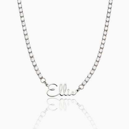 Signature Name Tennis Necklace
